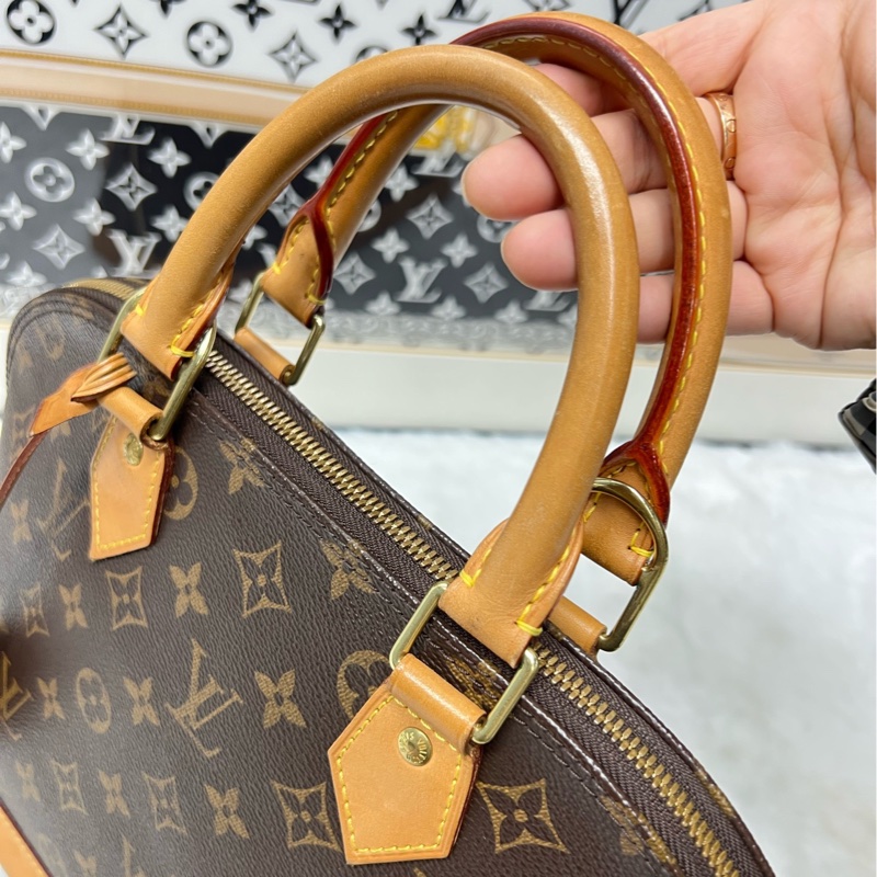 lv老花貝殼包 98新 Monogram 老花塗層帆布 32.0x 25.0x 16.0-2