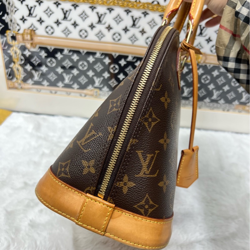 lv老花貝殼包 98新 Monogram 老花塗層帆布 32.0x 25.0x 16.0-3