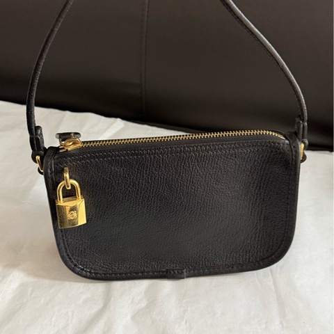 羅意威loewe中古鎖頭包麻將包手提單肩包有鎖有鑰匙🈚附件