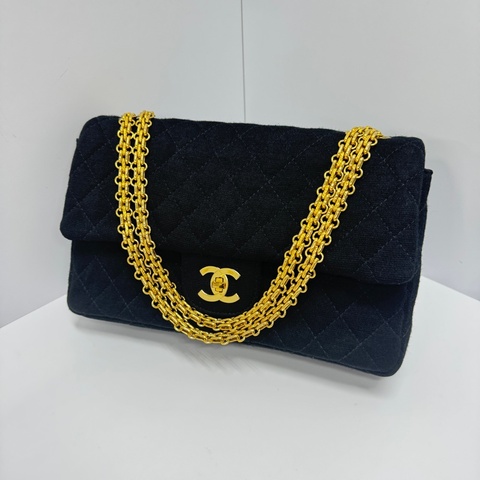 【超級新🆕】 Chanel CF25 黑金 黃金鏈 肩背包（專櫃386,300）