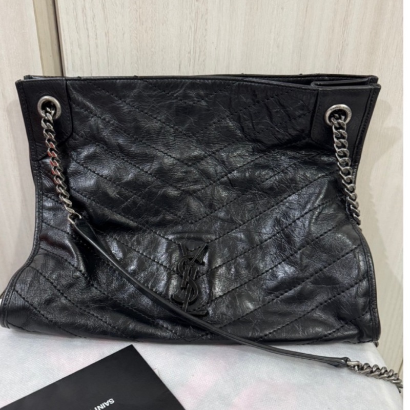 YSL niki購物斜背肩背包-0