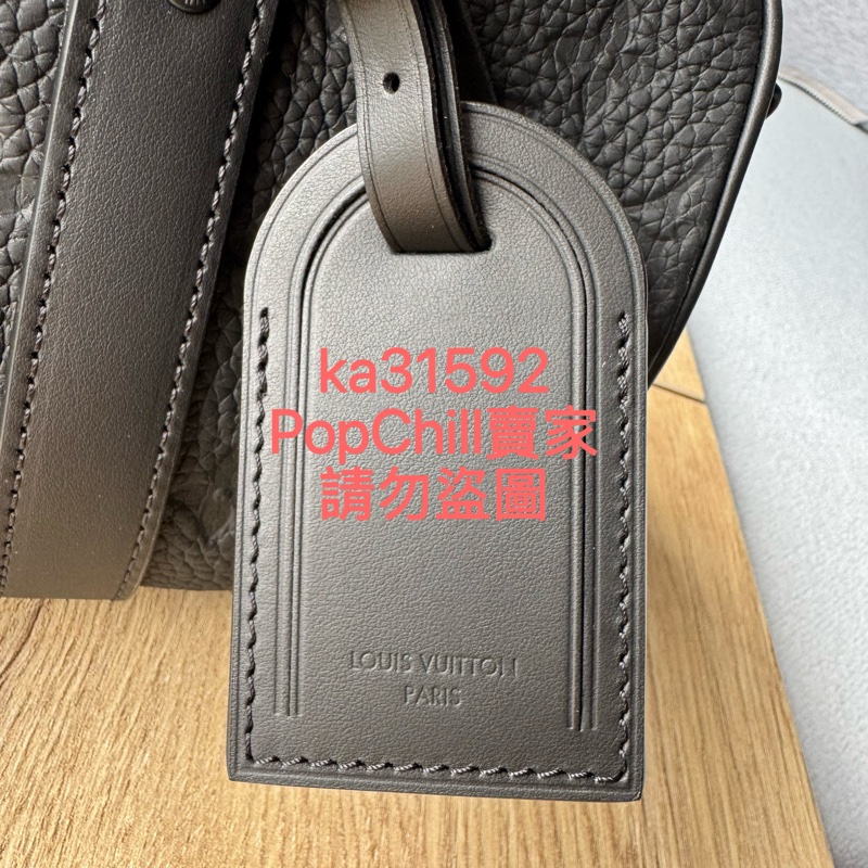 LV LOUIS VUITTON Keepall 25 (M20900) Monogram 皮革 壓紋 壓花 牛皮 黑色 黑壓紋 黑壓花-12