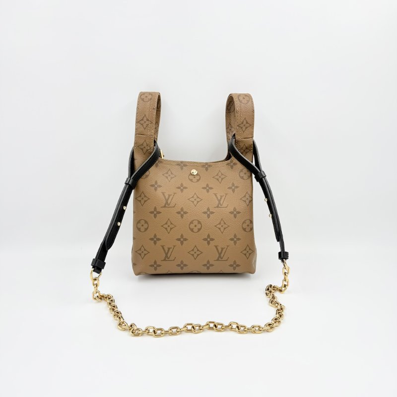 Louis Vuitton -原花金釦 Atlantis BB 手提斜背包-5