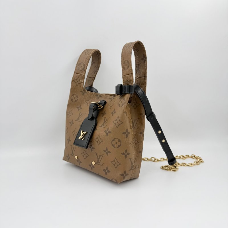 Louis Vuitton -原花金釦 Atlantis BB 手提斜背包-6