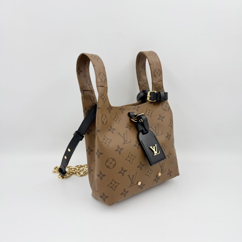Louis Vuitton -原花金釦 Atlantis BB 手提斜背包-7