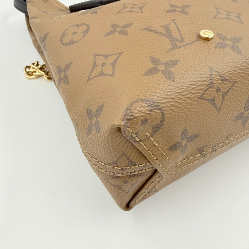 Louis Vuitton -原花金釦 Atlantis BB 手提斜背包-9