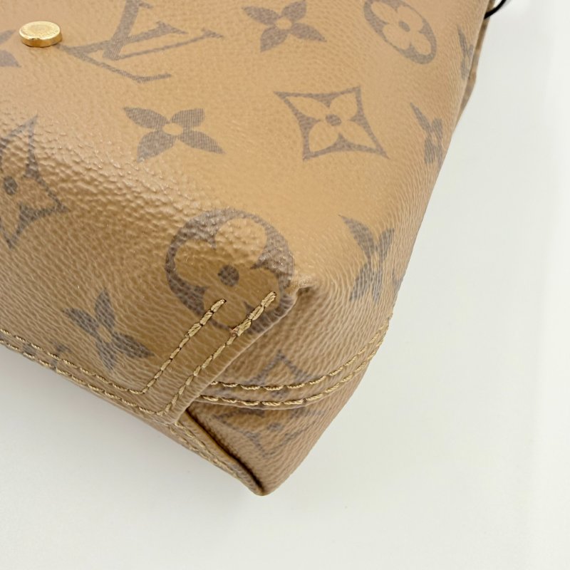 Louis Vuitton -原花金釦 Atlantis BB 手提斜背包-10