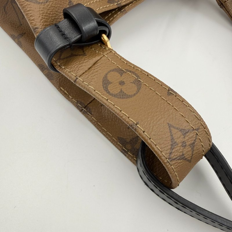 Louis Vuitton -原花金釦 Atlantis BB 手提斜背包-17