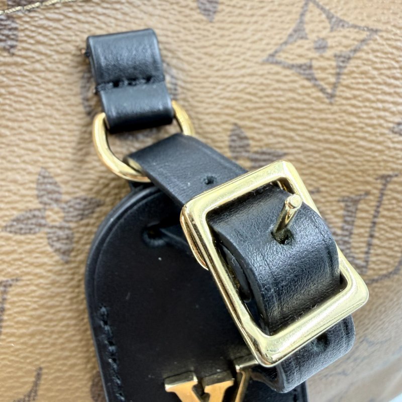Louis Vuitton -原花金釦 Atlantis BB 手提斜背包-19