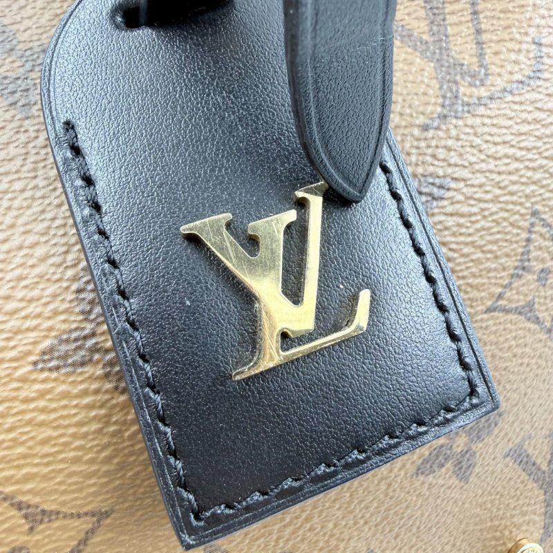 Louis Vuitton -原花金釦 Atlantis BB 手提斜背包-20