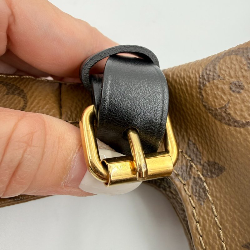 Louis Vuitton -原花金釦 Atlantis BB 手提斜背包-22