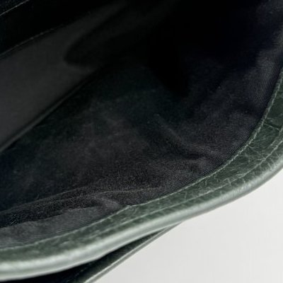 Saint Laurent - 墨綠色D釦牛皮NIKI BABY 手提肩背包-24