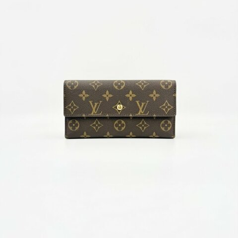 Louis Vuitton - 原花下蓋三折式長夾