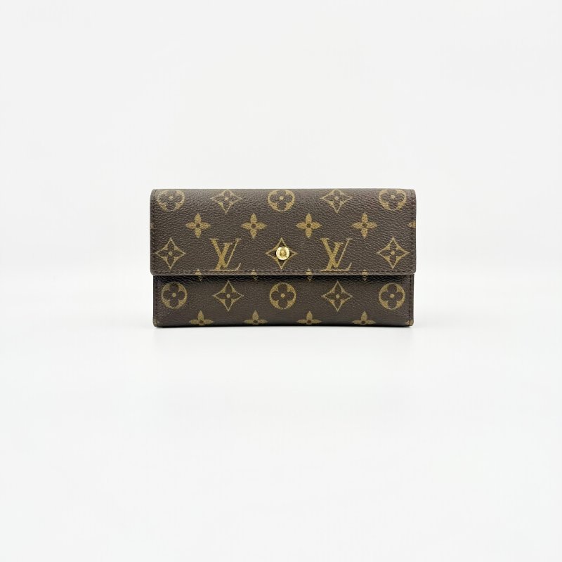 Louis Vuitton - 原花下蓋三折式長夾-0