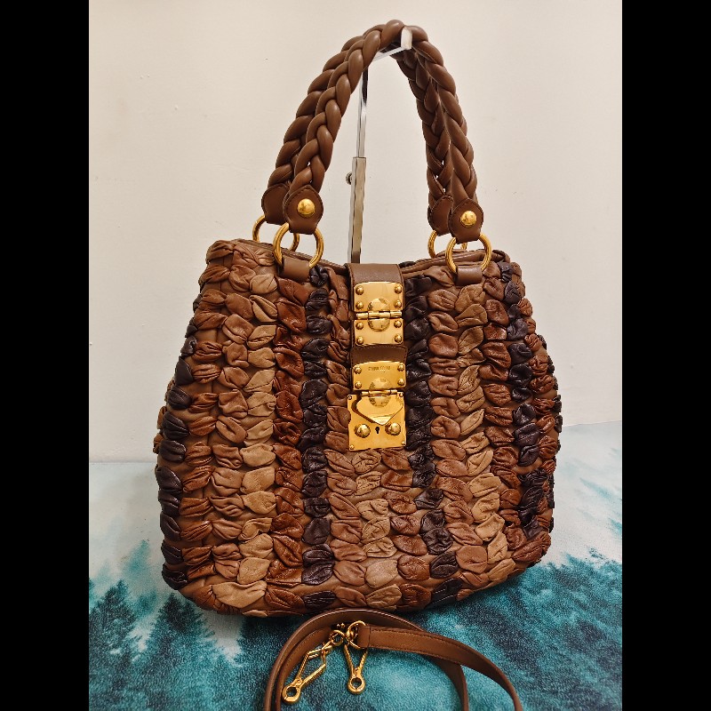 【Miu Miu 】造型皮革三用包-5