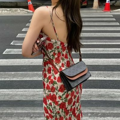 Celine - 原花凱旋門雙蓋woc斜背包