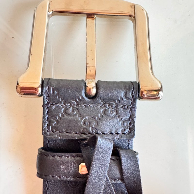 Gucci皮帶長85公分寬4公分-5