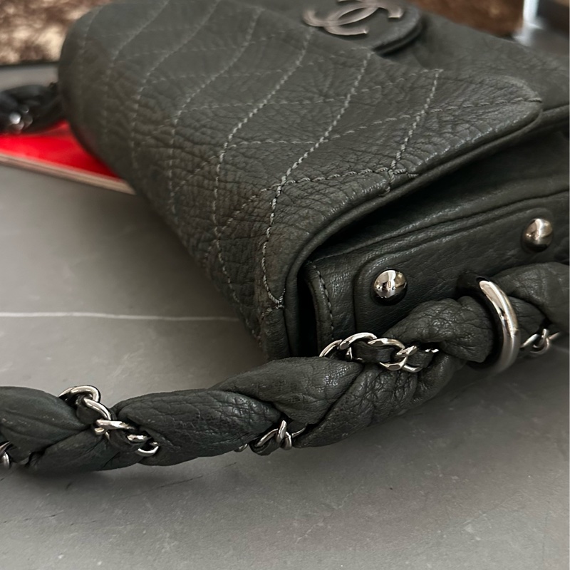 🩵MYMluxurybag🩵 稀有Chanel 23cm 全皮肩背袋 手提袋-11