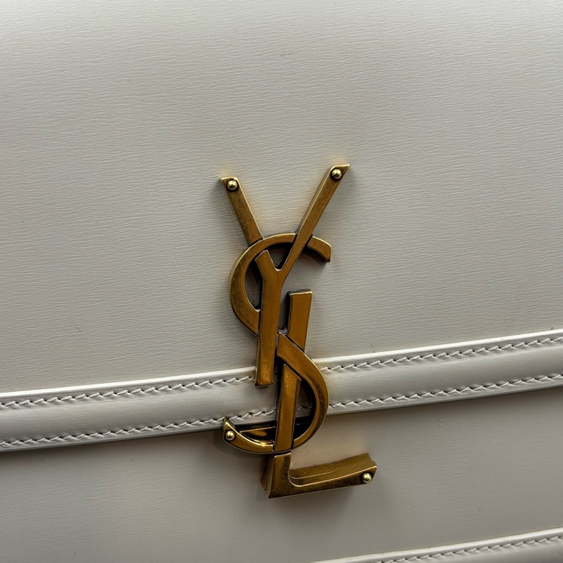 ysl 聖羅蘭白色豆腐包23年編碼 單品 無配件-14