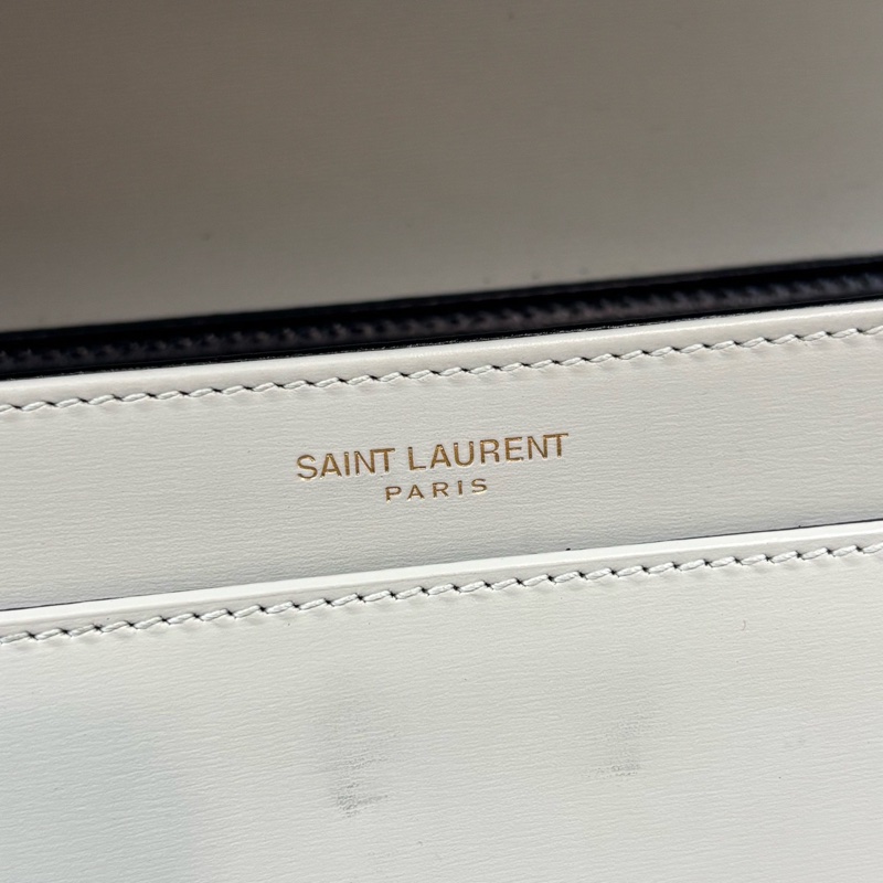 ysl 聖羅蘭白色豆腐包23年編碼 單品 無配件-16