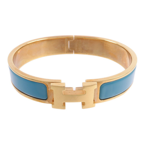HERMES 金屬/琺瑯Clic H Bracelet手鐲