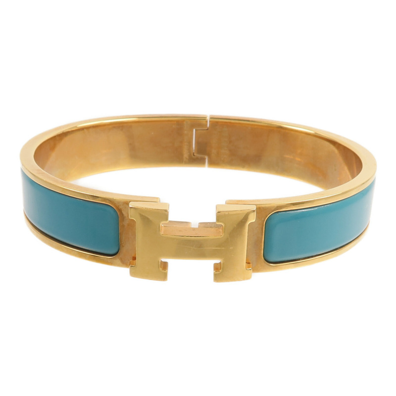 HERMES 金屬/琺瑯Clic H Bracelet手鐲-2