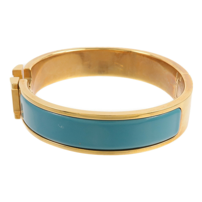 HERMES 金屬/琺瑯Clic H Bracelet手鐲-3