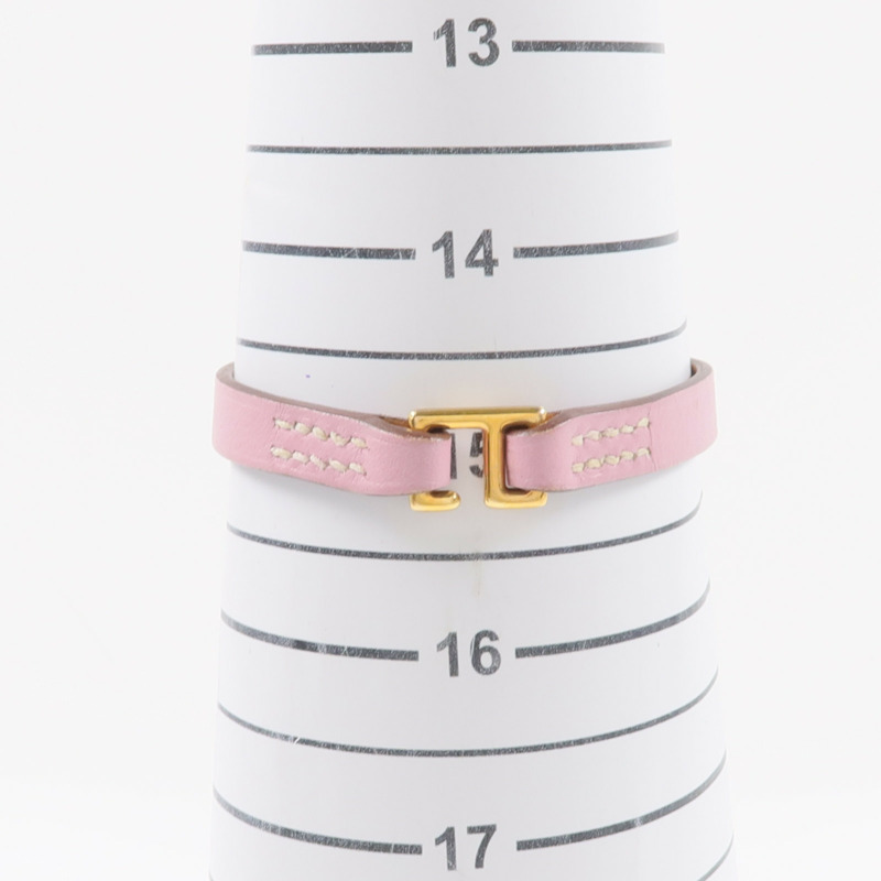 HERMES Swift皮革Mini Rivale Bracelet手帶Mauve Sylvestre-7