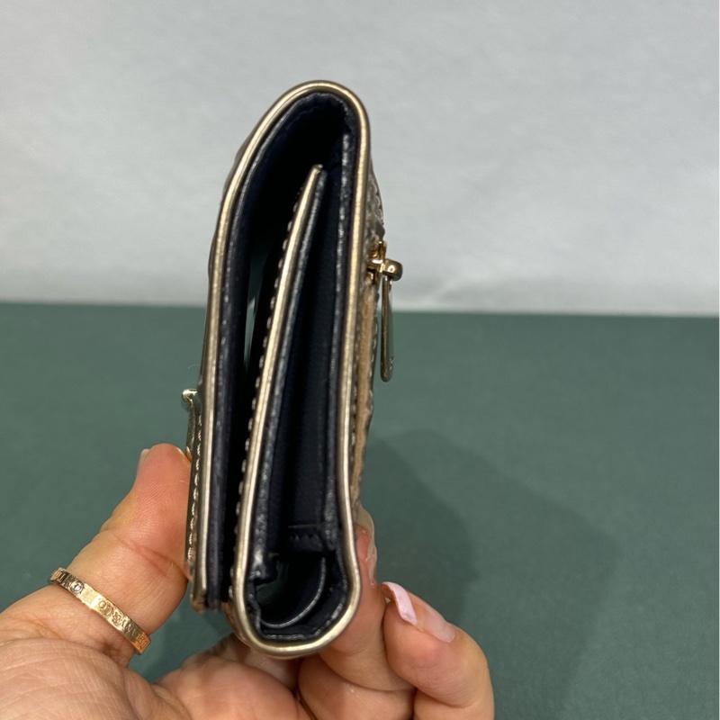 dior 迪奧 金色錢包13 x 9  無配件 單品-2