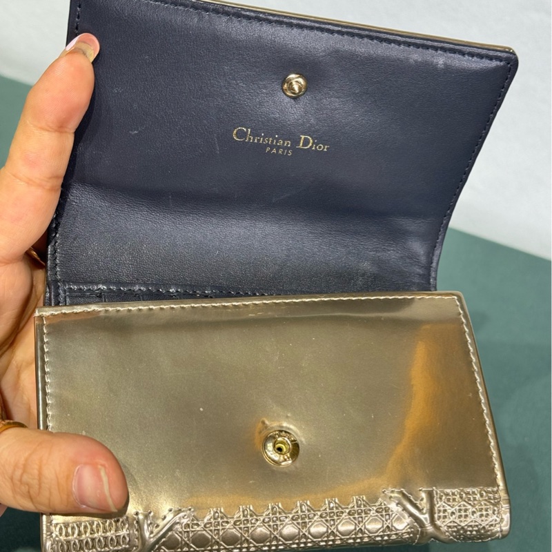 dior 迪奧 金色錢包13 x 9  無配件 單品-4