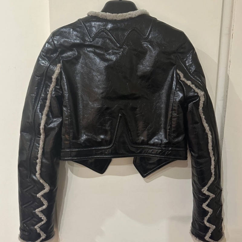 全新 YSL 皮外套-5