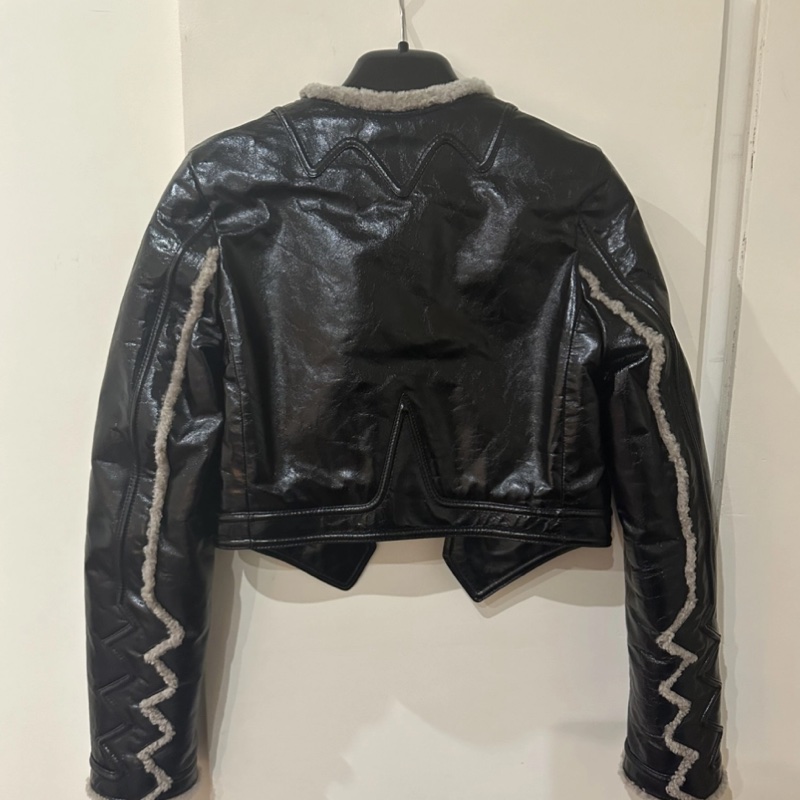 全新 YSL 皮外套-8