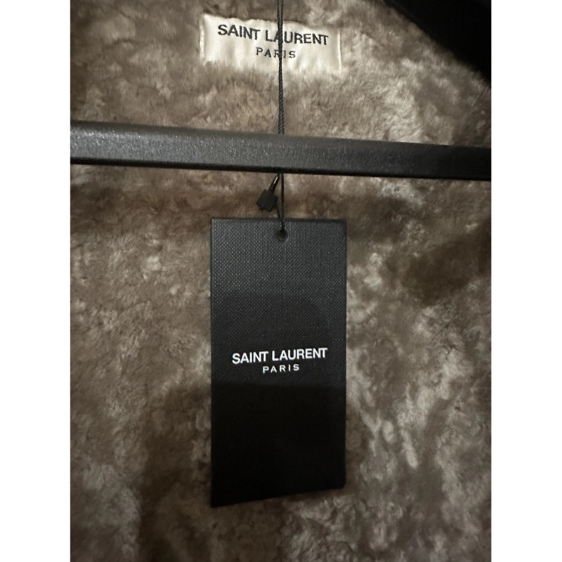 全新 YSL 皮外套-9