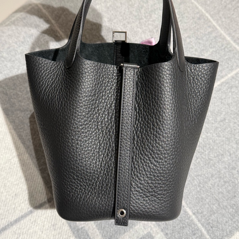 Hermès Picotin 18 黑色銀扣 TC皮 K刻（全新全配）-1