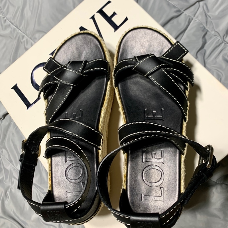 LOEWE厚底涼鞋-10
