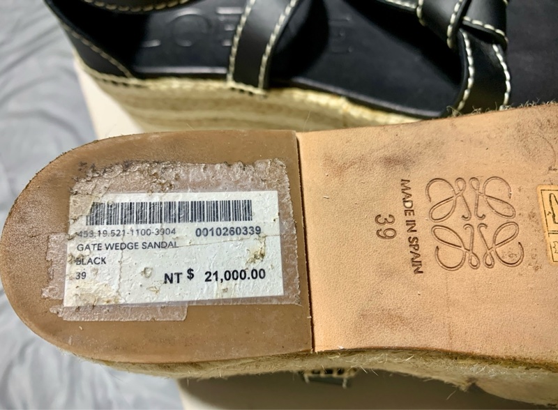 LOEWE厚底涼鞋-13