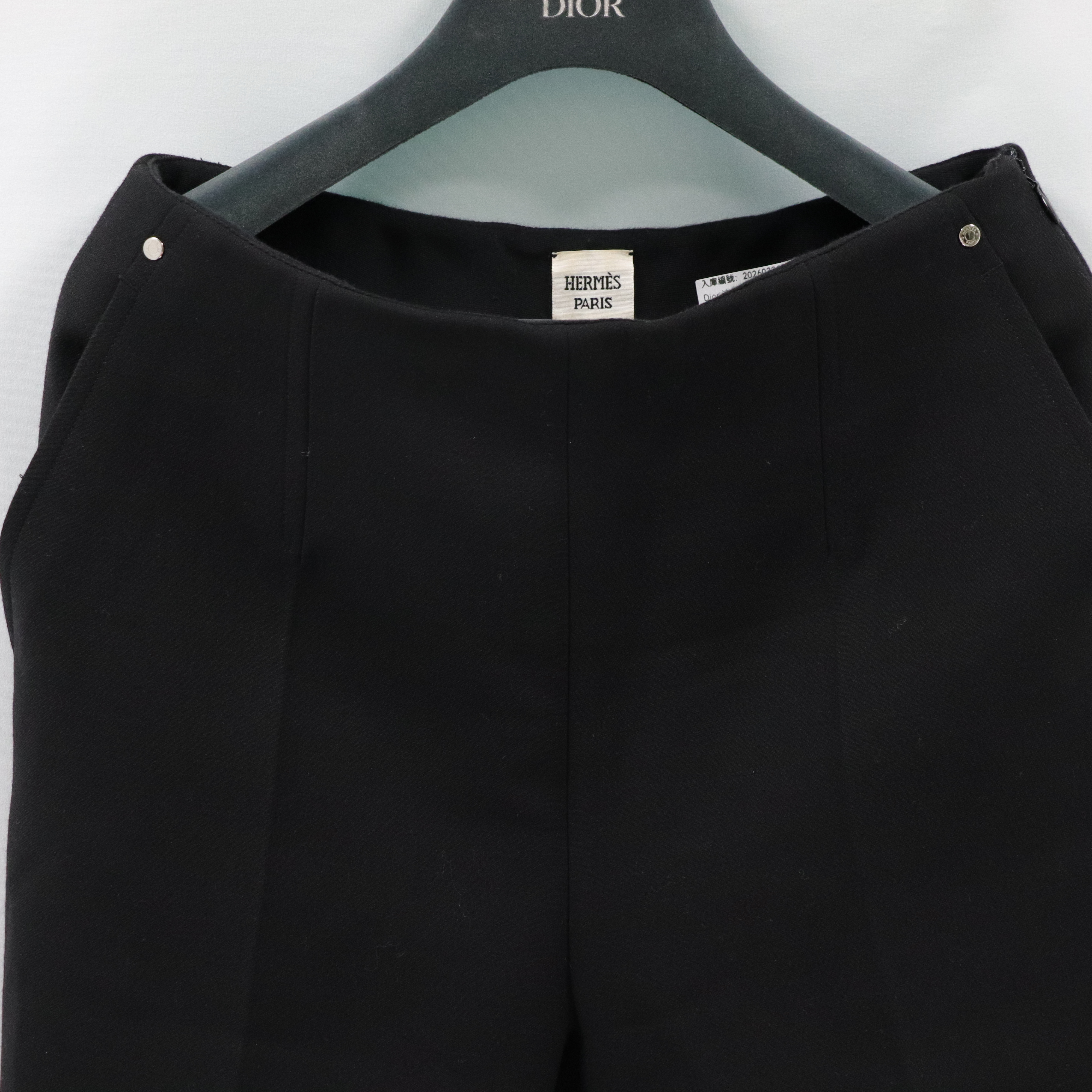 Hermès 愛馬仕 黑色 西裝長褲-1
