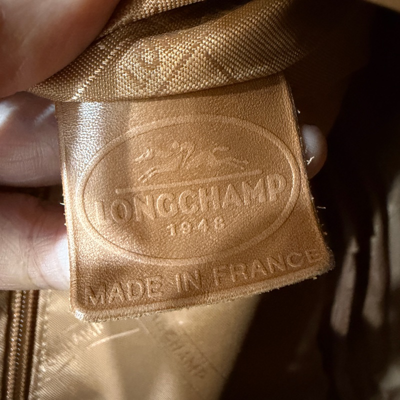 longchamp 丹寧 牛仔 水桶包 斜背包 側背包 肩背包-11