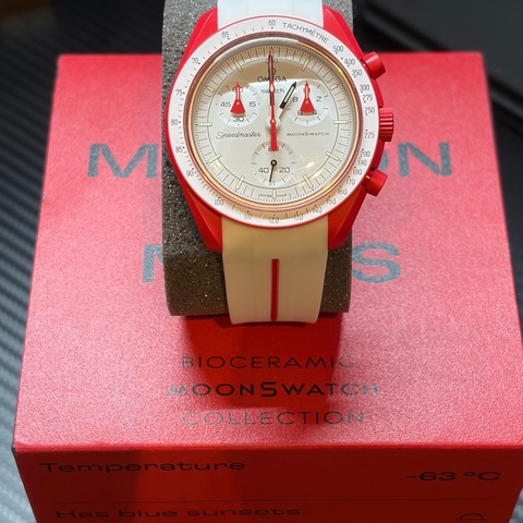 Omega x Swatch 火星任務 MoonSwatch (Mission to Mars) 已認證 附Horus錶帶