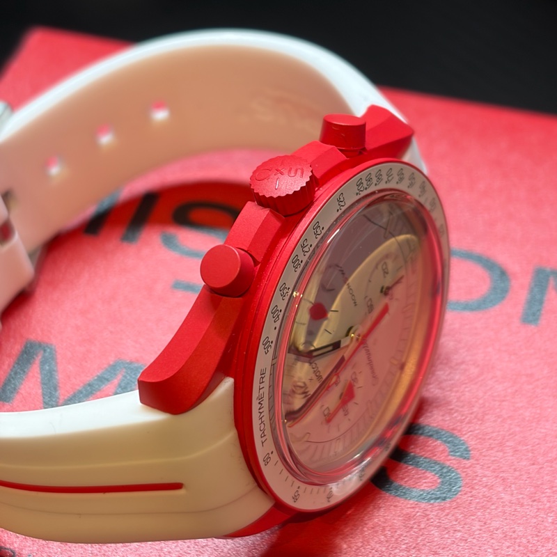 Omega x Swatch 火星任務 MoonSwatch (Mission to Mars) 已認證 附Horus錶帶-4