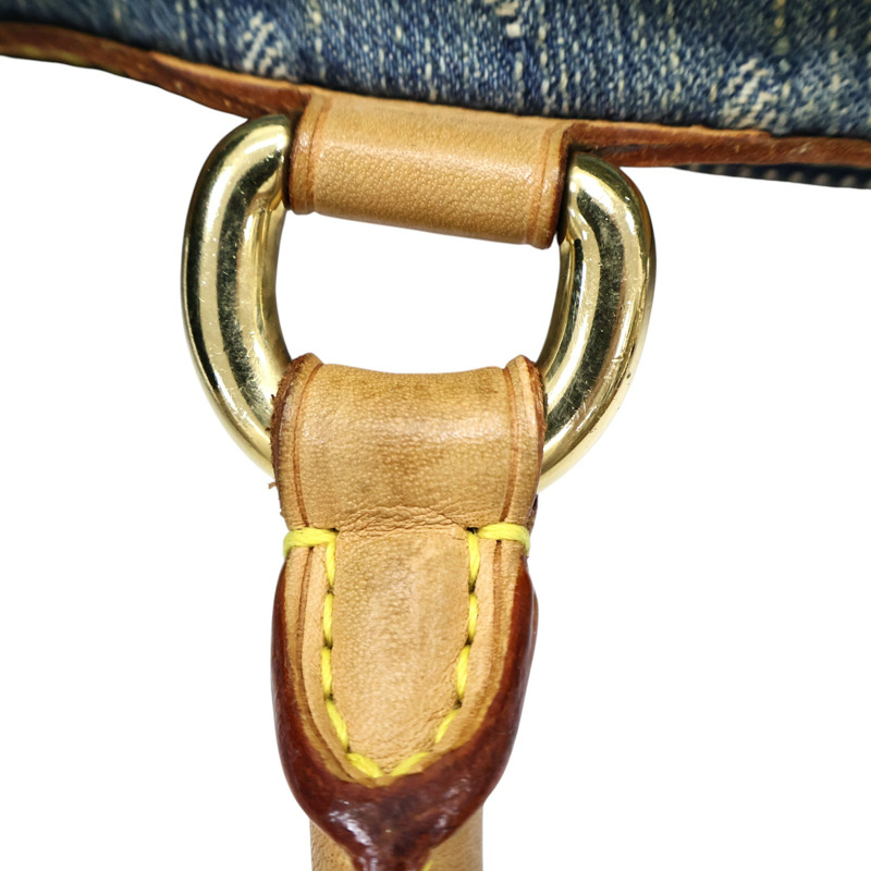 藍色 原花 丹寧布 Neo Speedy 手提包【LOUIS VUITTON LV 路易威登】 M95019-12