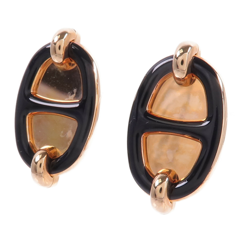 HERMES 金屬Mini Maillon Earrings耳環-1