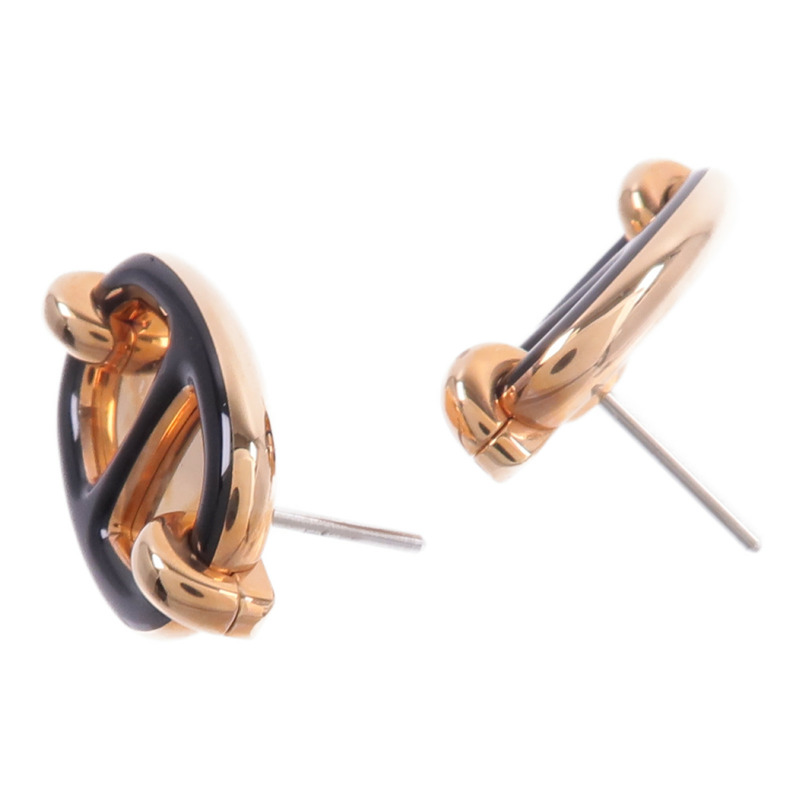 HERMES 金屬Mini Maillon Earrings耳環-3