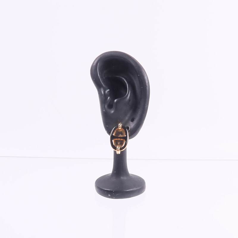 HERMES 金屬Mini Maillon Earrings耳環-6