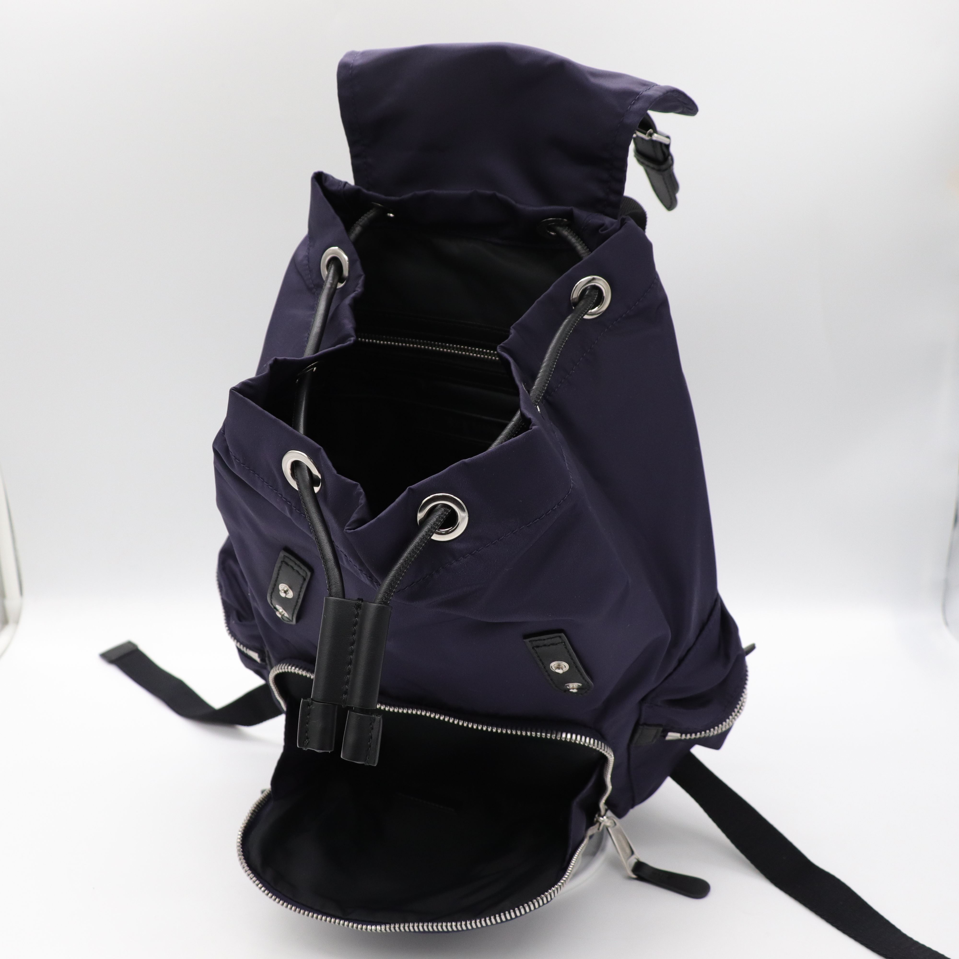 Burberry 巴寶莉 海軍藍 後背包-9