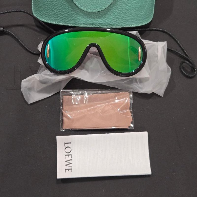 LOEWE 波浪面罩太陽眼鏡-1