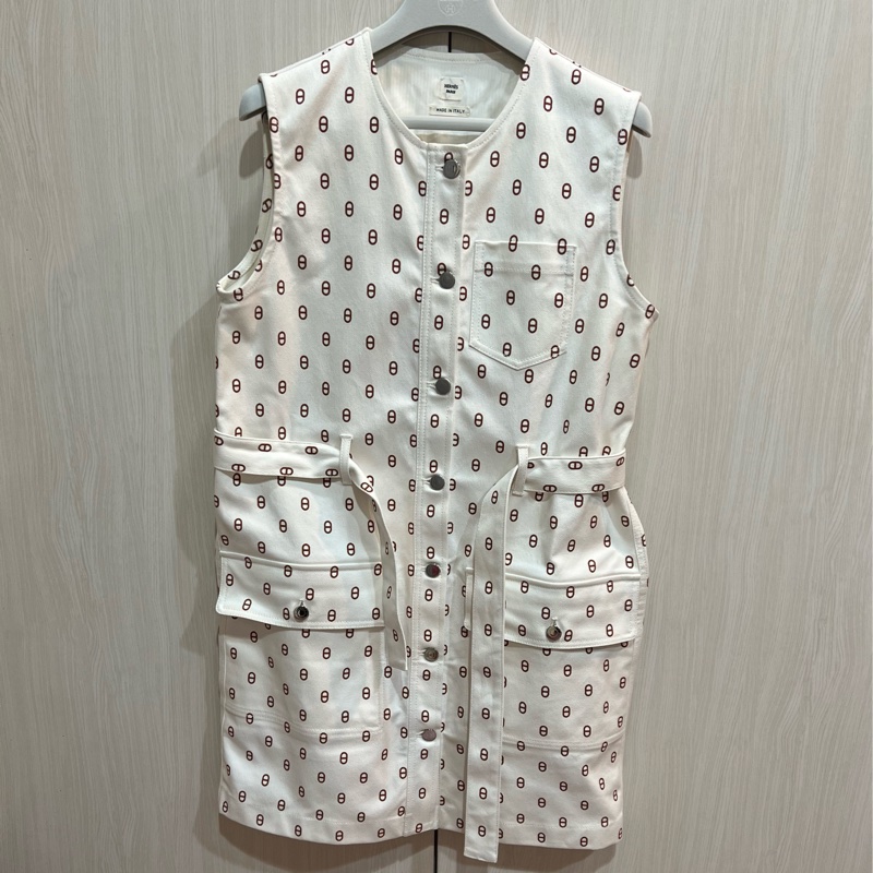 Hermes 愛馬仕經典豬鼻子綁帶洋裝-0