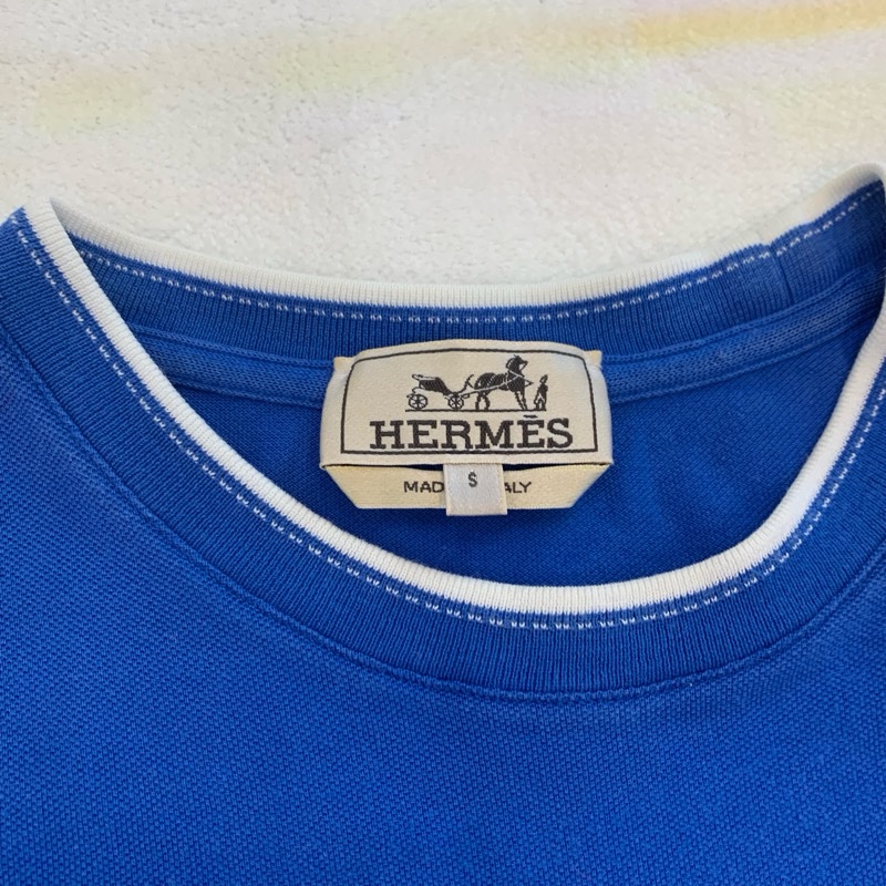 HERMES男款短袖恤，s碼。8成新-12