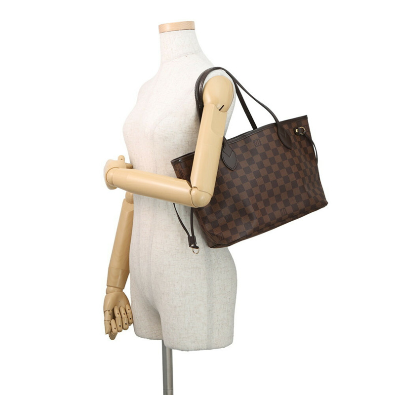 路易威登 Neverfull PM 手提包，Damier Ebene 圖案，N51109。手提包，圖案，女士手提包。-3