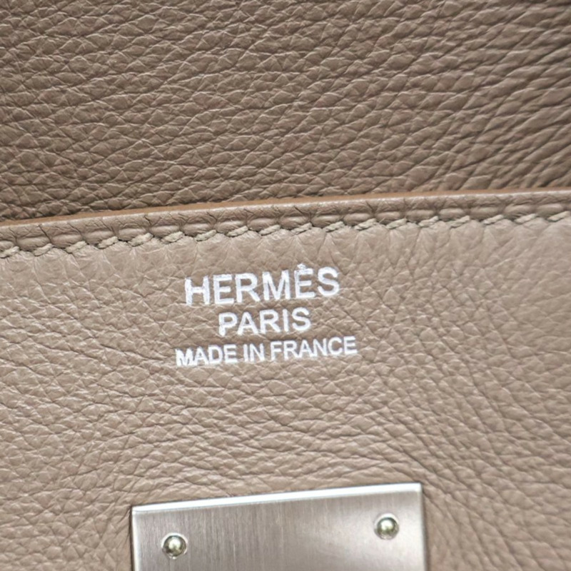 糖果紅/大象灰/奶茶 Clemence牛皮 Birkin 30 Casaque 柏金包【HERMES 愛馬仕】-4